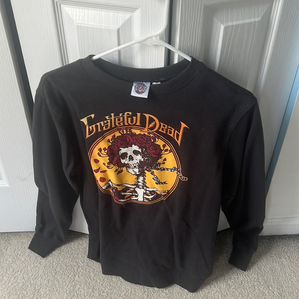 BoHo, grateful, dead, crewneck pull over
